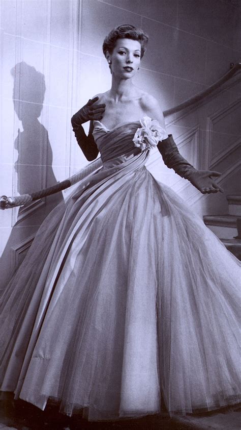 vintage dior dresses 50s 60s.